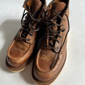 Red Wing Shoes Brown Leather Boots